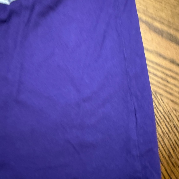 Nike Kids Purple LA Basketball Logo Short Sleeve Tee - Picture 4 of 5